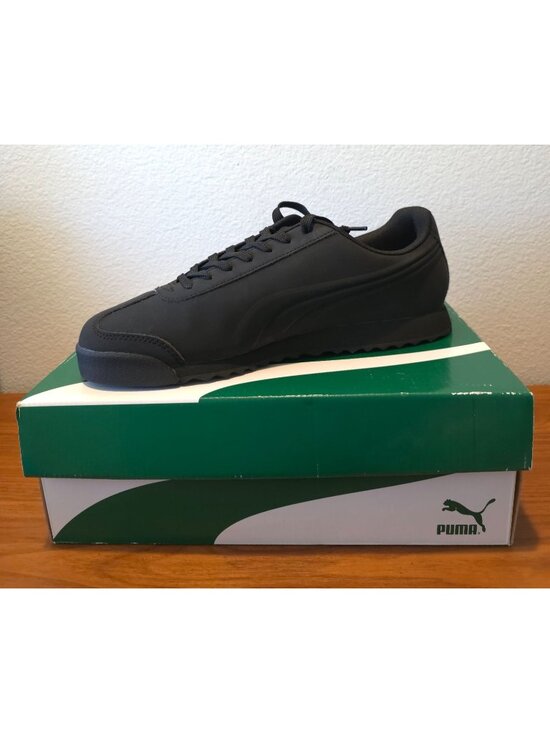 Puma Other - NWB Puma Roma Mono Emboss Basic Black Sneakers Men's Size 10